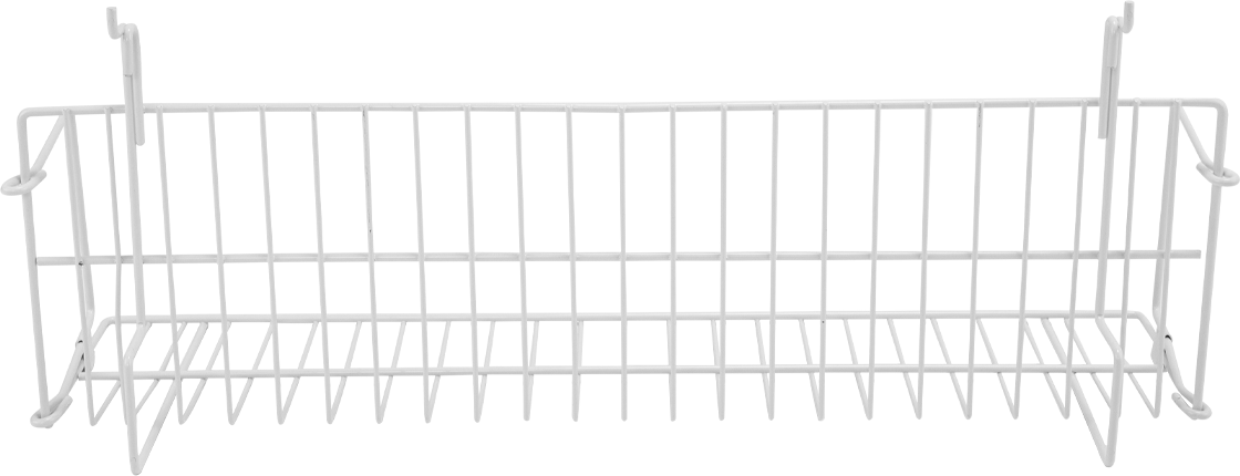 24" x  6" x  6.5" Media Grid Shelf for Slatwall & Wire Grid