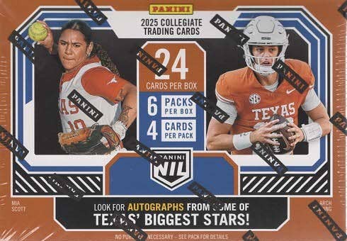 2025 Panini Texas Longhorns NIL 24ct. Blaster Box