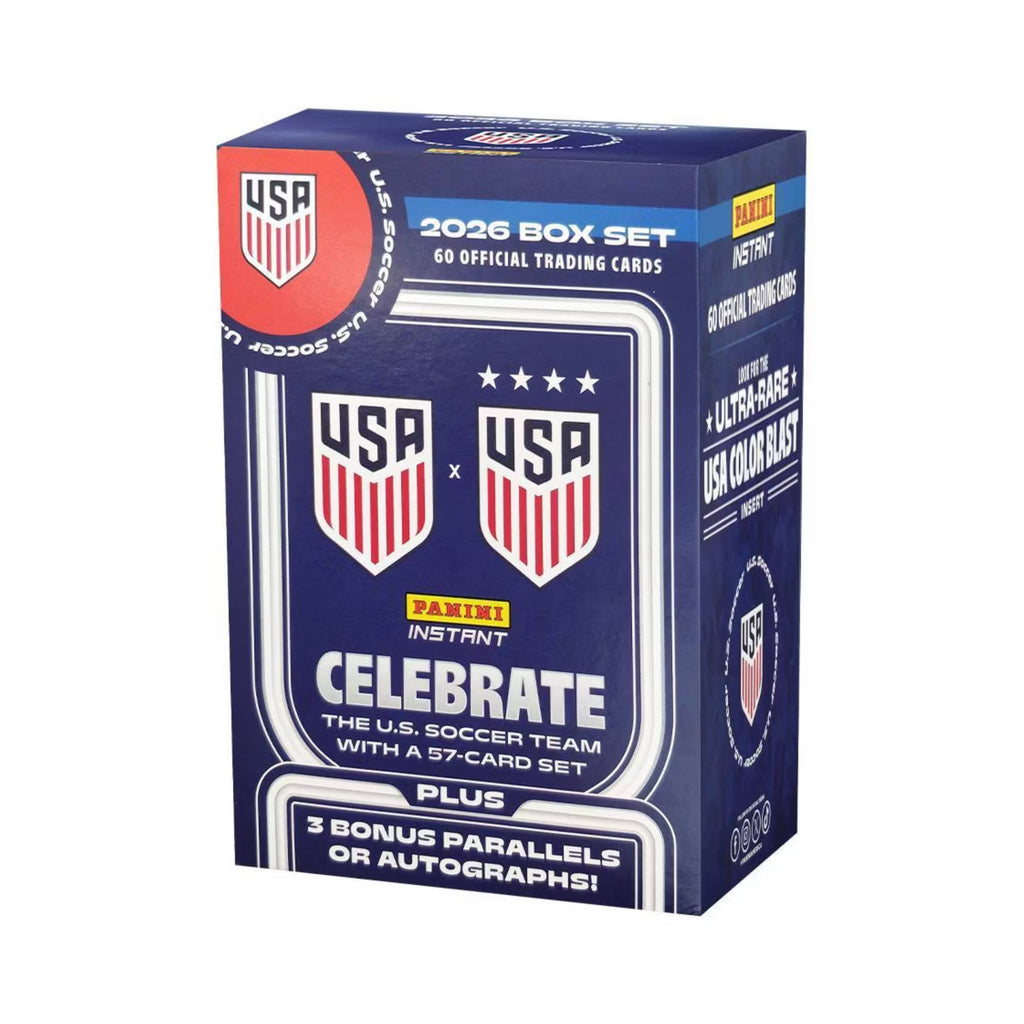 2026 Panini Instant USMNT & USWNT Soccer 60ct. Blaster Box