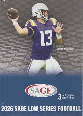 2026 SAGE Low Series Football 63ct. Blaster Box