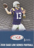 2026 SAGE Low Series Football 63ct. Blaster Box