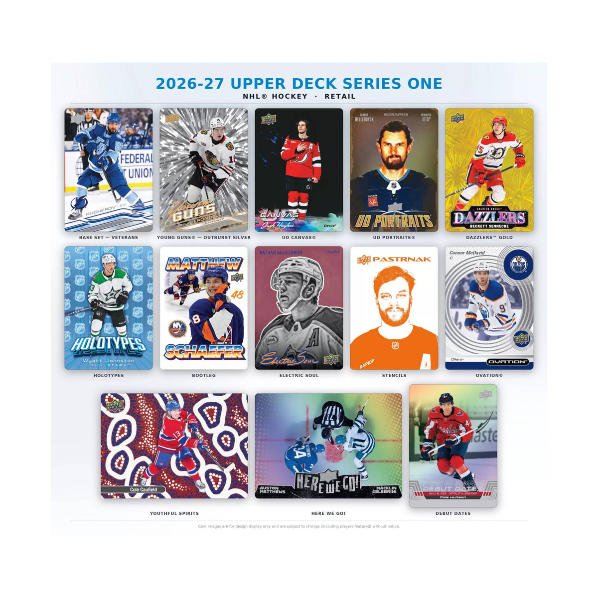 2026-27 Upper Deck Series 1 NHL Hockey Blaster Box (48 Cards)