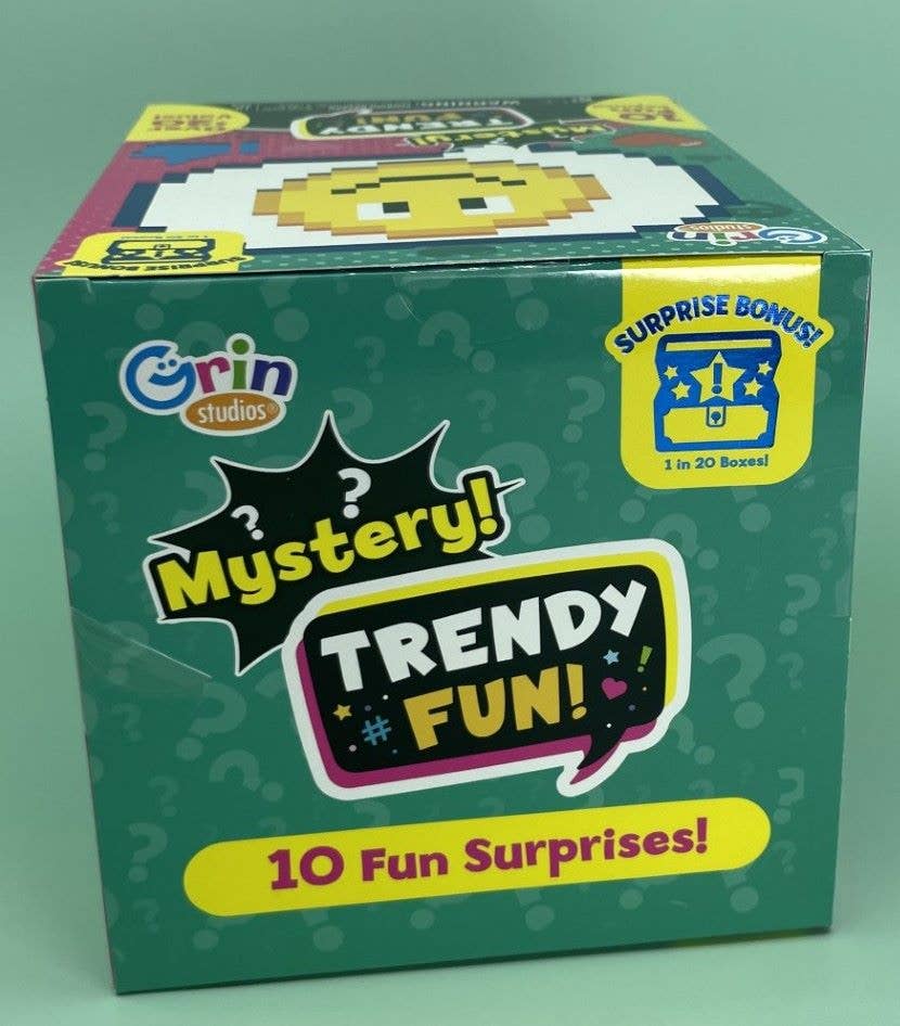 Grin Studios Trendy Fun Mystery Box. 10 Fun Surprises!