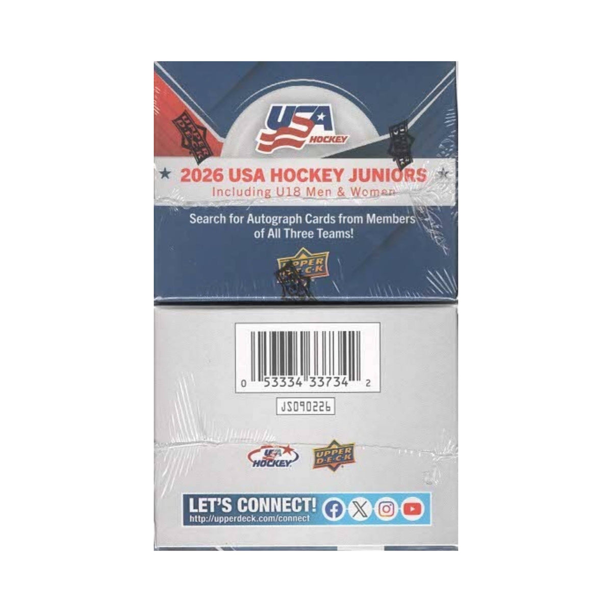 2026 Upper Deck Team USA Juniors Hockey Blaster Box – 30 Cards
