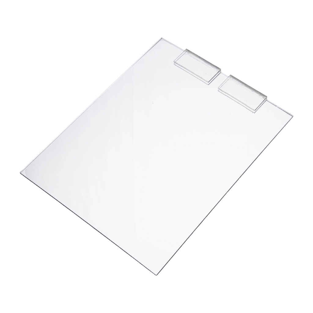 8" X 10" Acrylic Mirror For Slatwall Or Wire Grid