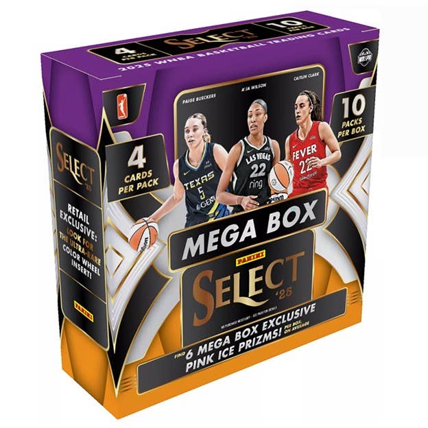 2025 Panini Select WNBA Basketball 40Ct. Mega Box