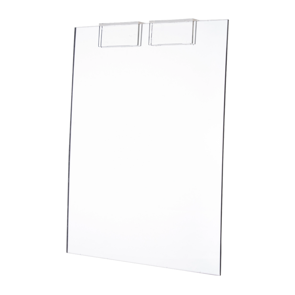 8" X 10" Acrylic Mirror For Slatwall Or Wire Grid