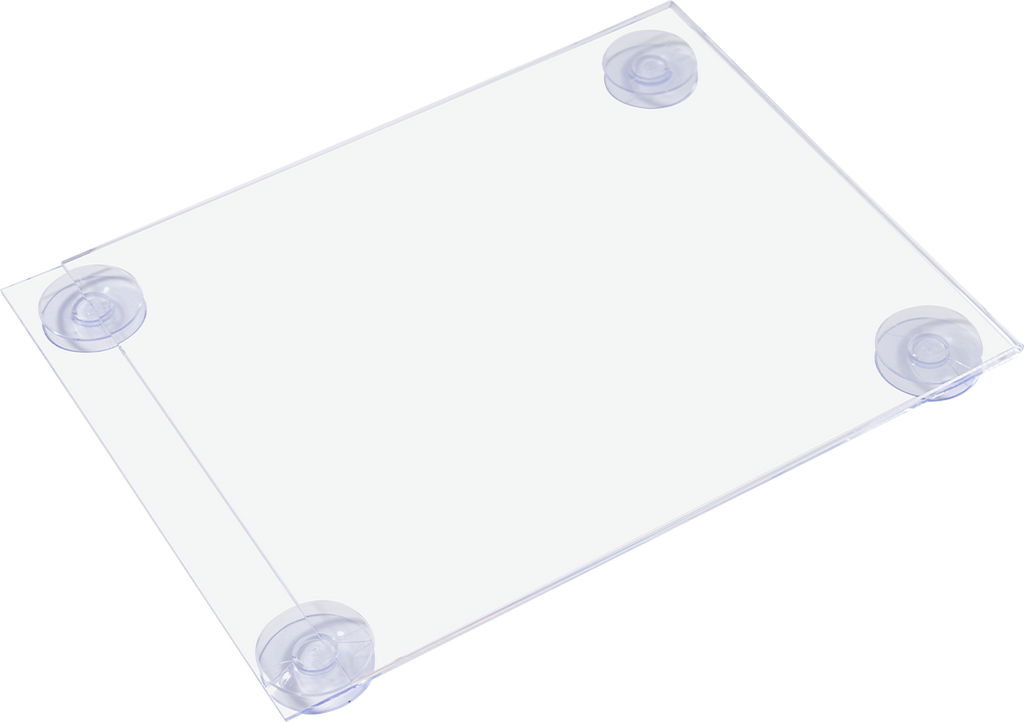 8 ½" X 11" Window Sign Holder With Suction Cups