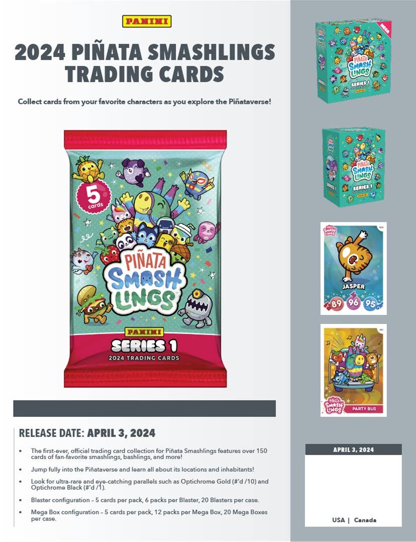 Panini Pinata Smashlings 30ct. Blaster Box