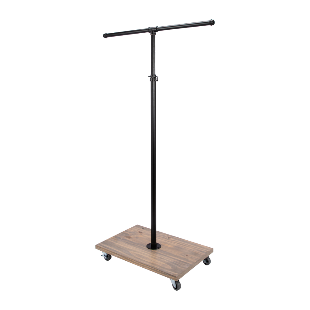 Boutique Pipe 2-Way Straight Arm Clothing Rack