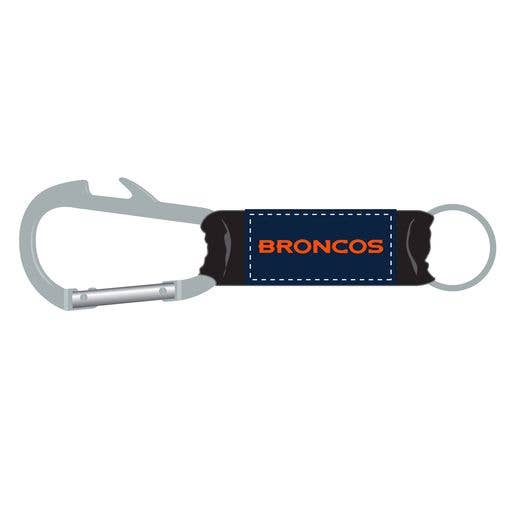 NFL Denver Broncos Bottle Opener Carabiner Keychain