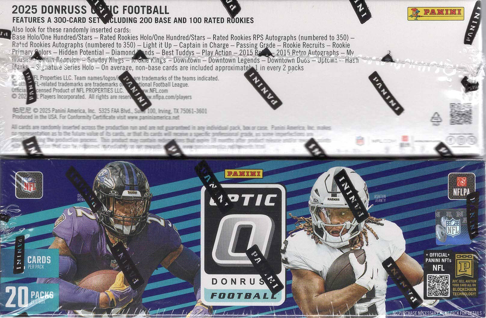 2025 Panini Donruss Optic NFL Football 80ct. Retail Display