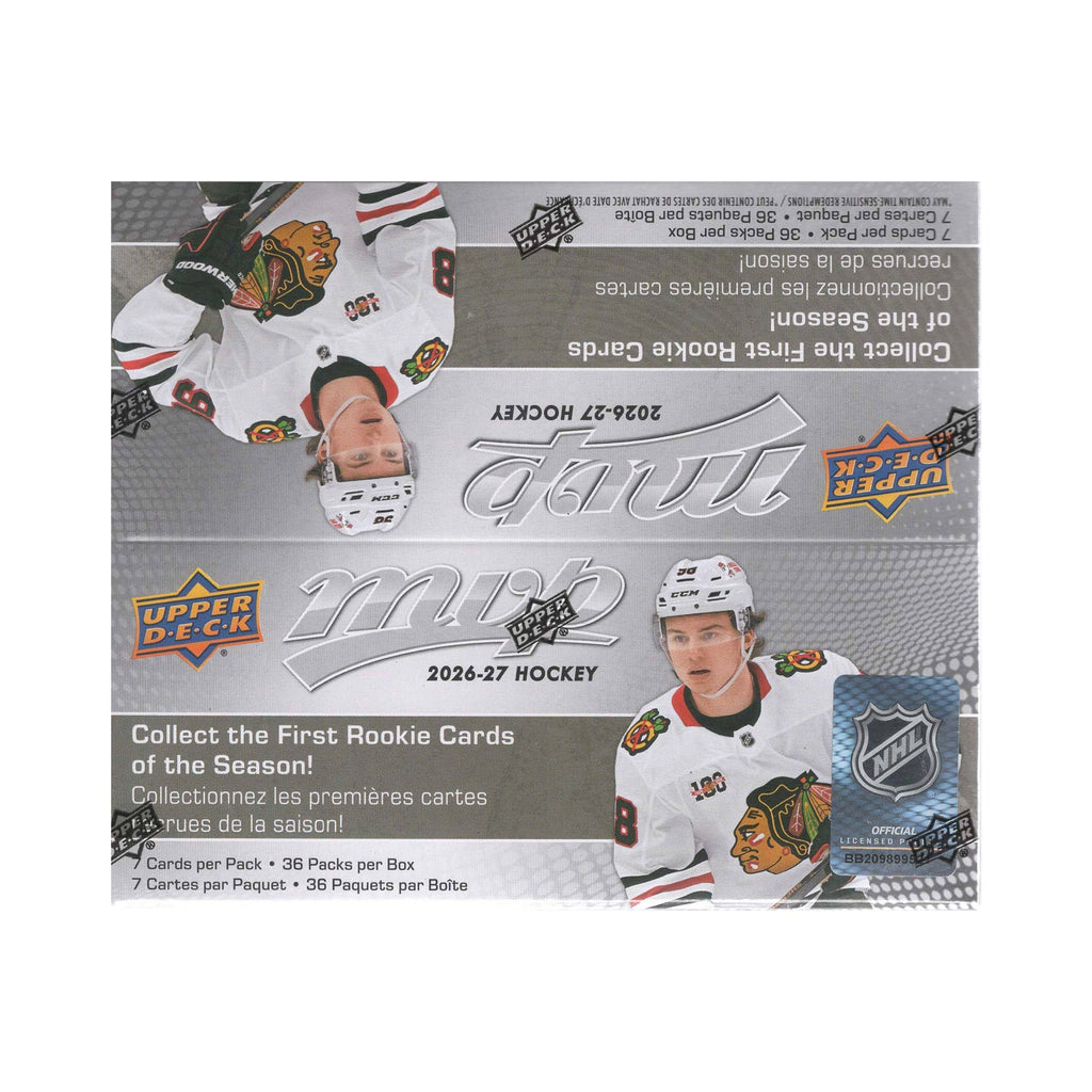 2026-27 Upper Deck MVP NHL Hockey Box