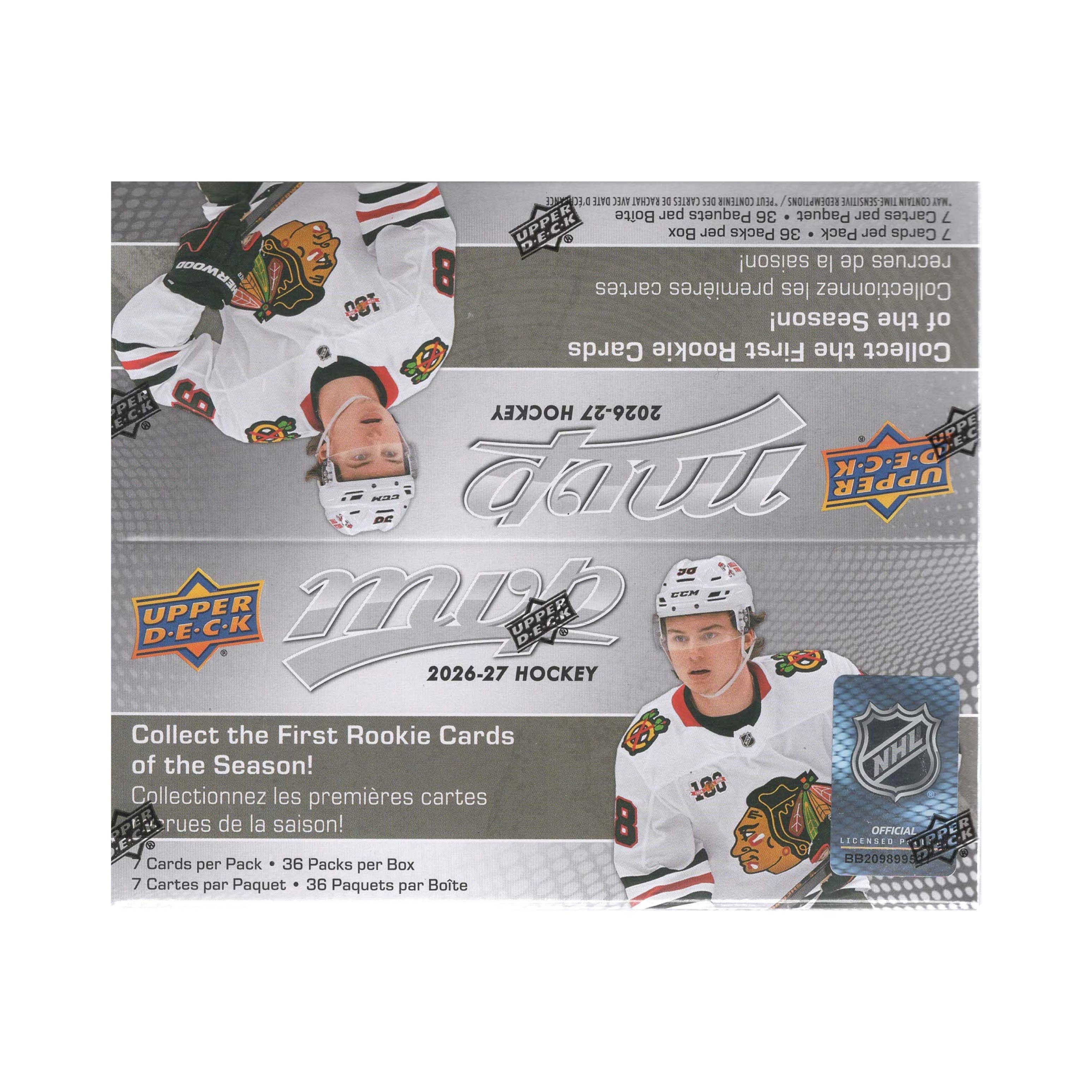 2026-27 Upper Deck MVP NHL Hockey Box
