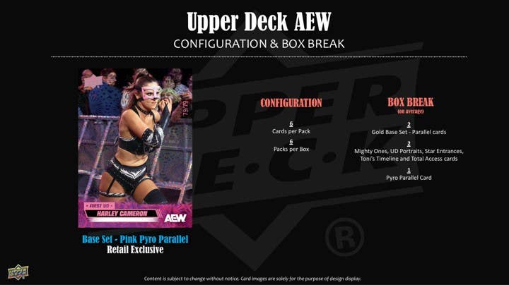 2026 Upper Deck AEW Wrestling 36-Card Blaster Box