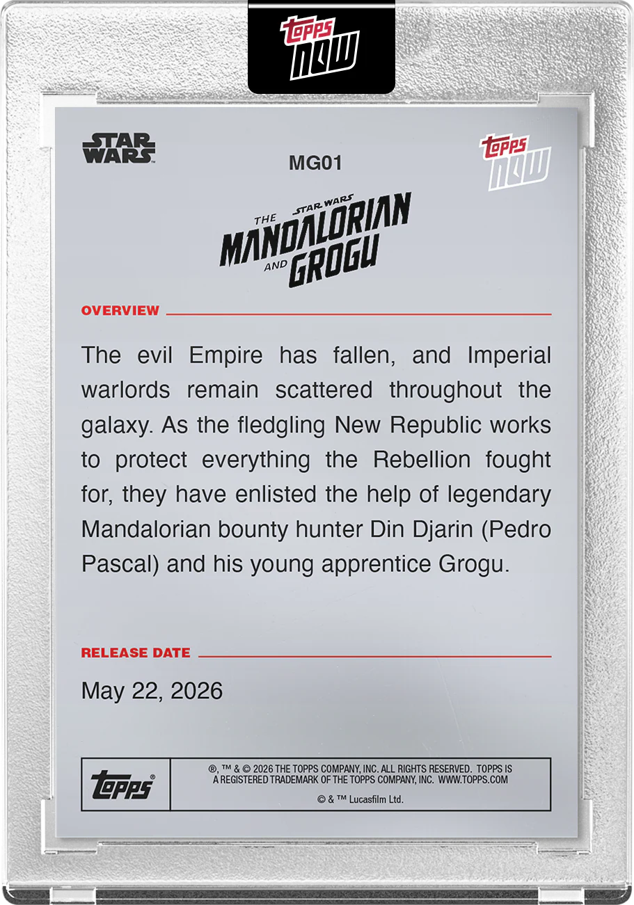 2026 Topps NOW Star Wars: The Mandalorian and Grogu #MAND (Base Raw)