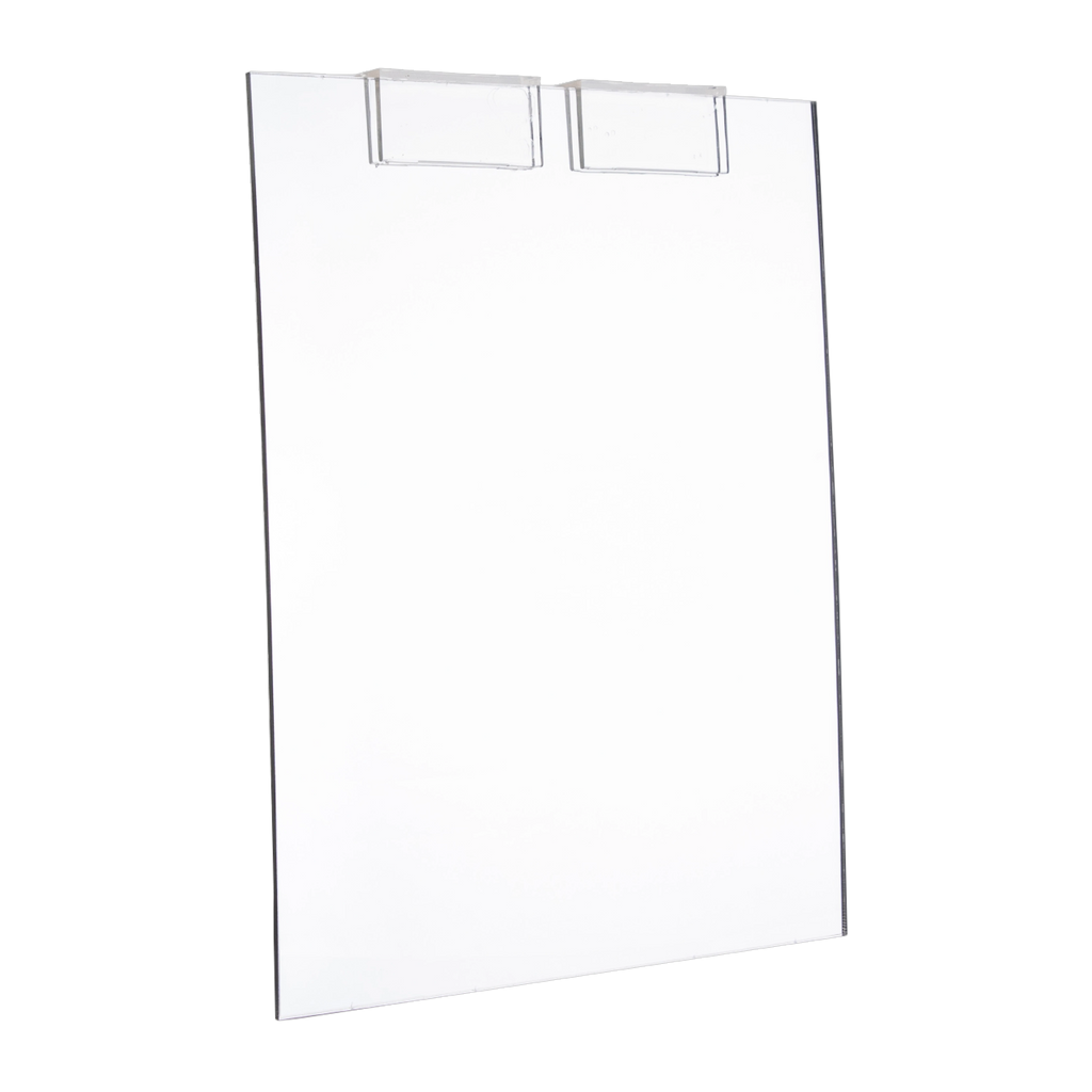 8" X 10" Acrylic Mirror For Slatwall Or Wire Grid