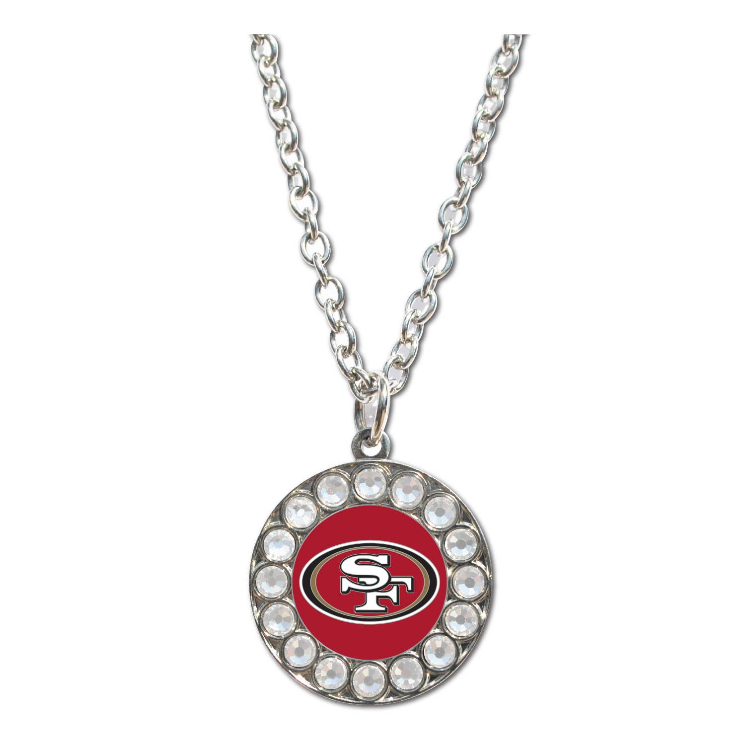NFL San Francisco 49ers Rhinestone Necklace