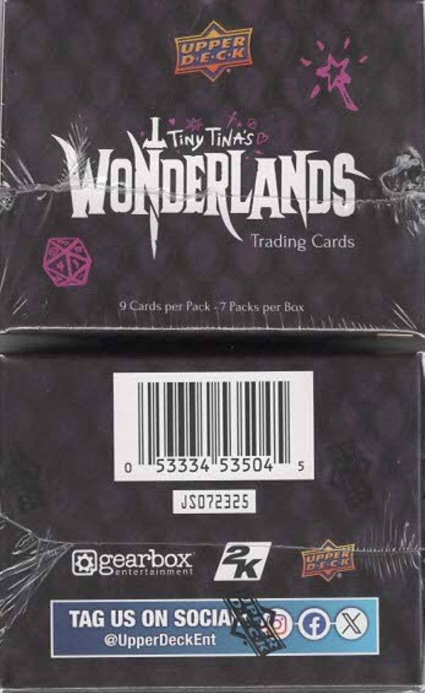 2025 Upper Deck Tiny Tina's Wonderland