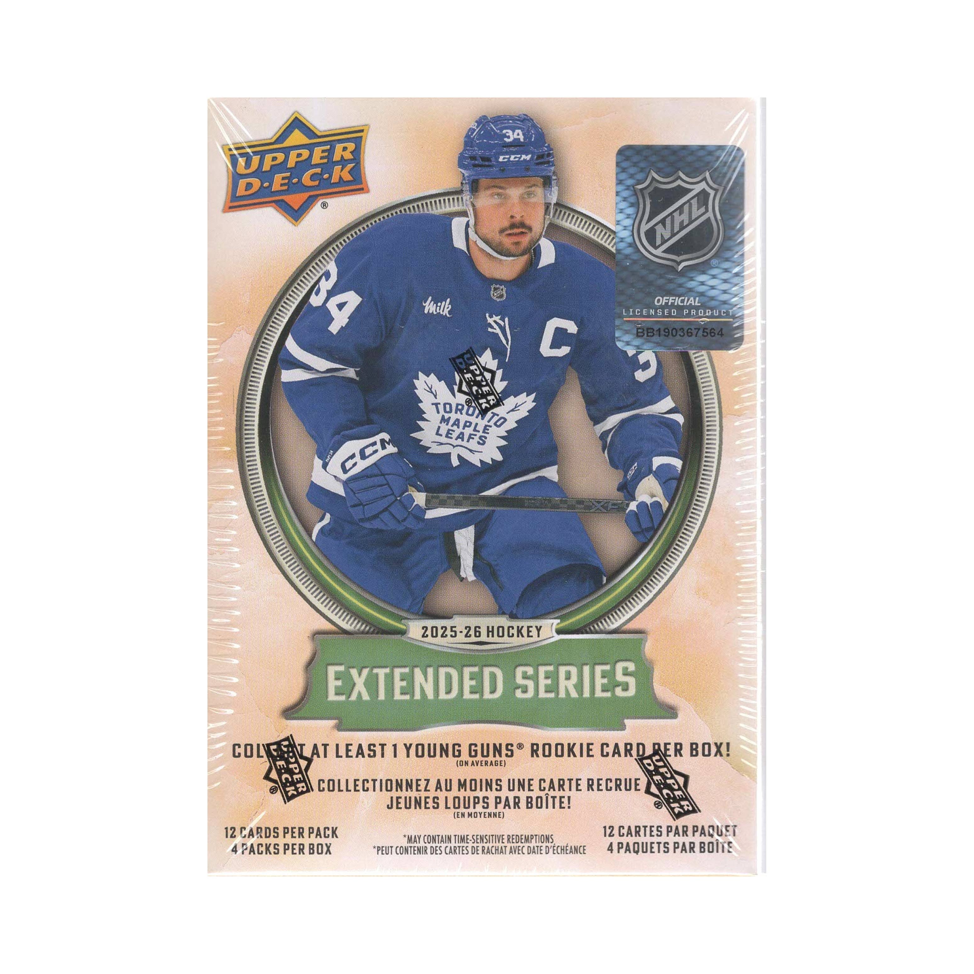 2025-26 Upper Deck Extended Series Hockey 48ct. Blaster Box