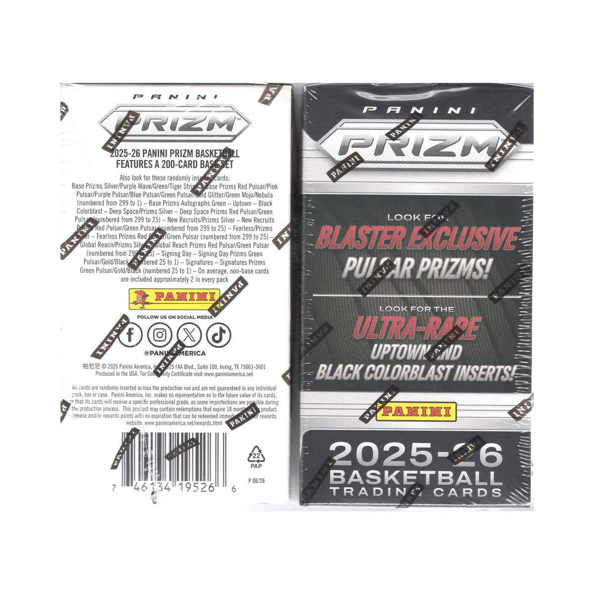 2025-26 Panini Prizm Basketball 30-Count Blaster Box