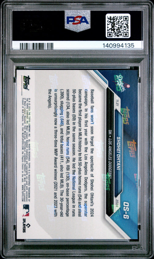 2024 Bowman Chrome M/B Shohei Ohtani #85 PSA 8 NM-MT