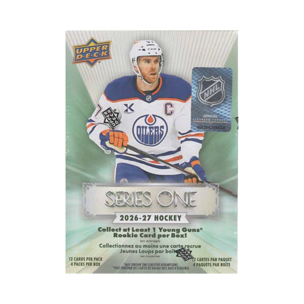 2026-27 Upper Deck Series 1 NHL Hockey Blaster Box (48 Cards)