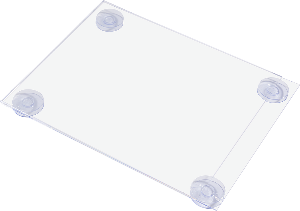 8 ½" X 11" Window Sign Holder With Suction Cups