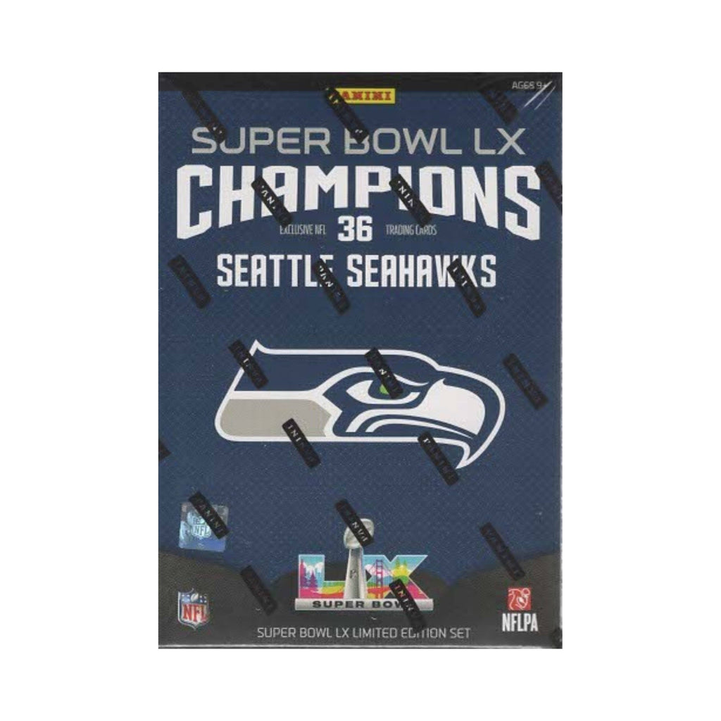 2026 Panini Seattle Seahawks Super Bowl LX Champions 36-Card Box Set