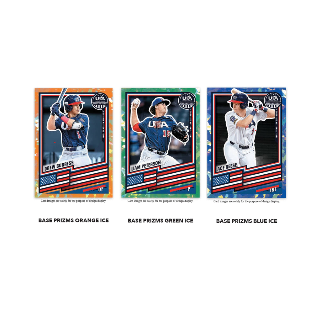 2026 Panini USA Stars & Stripes Prizm Baseball 40ct. Mega Box
