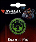 Magic the Gathering Green Forest Mana Enamel Pin