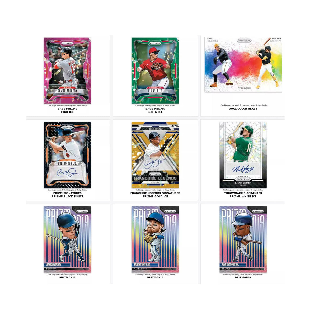 2026 Panini Prizm Baseball Mega Box – 60 Cards