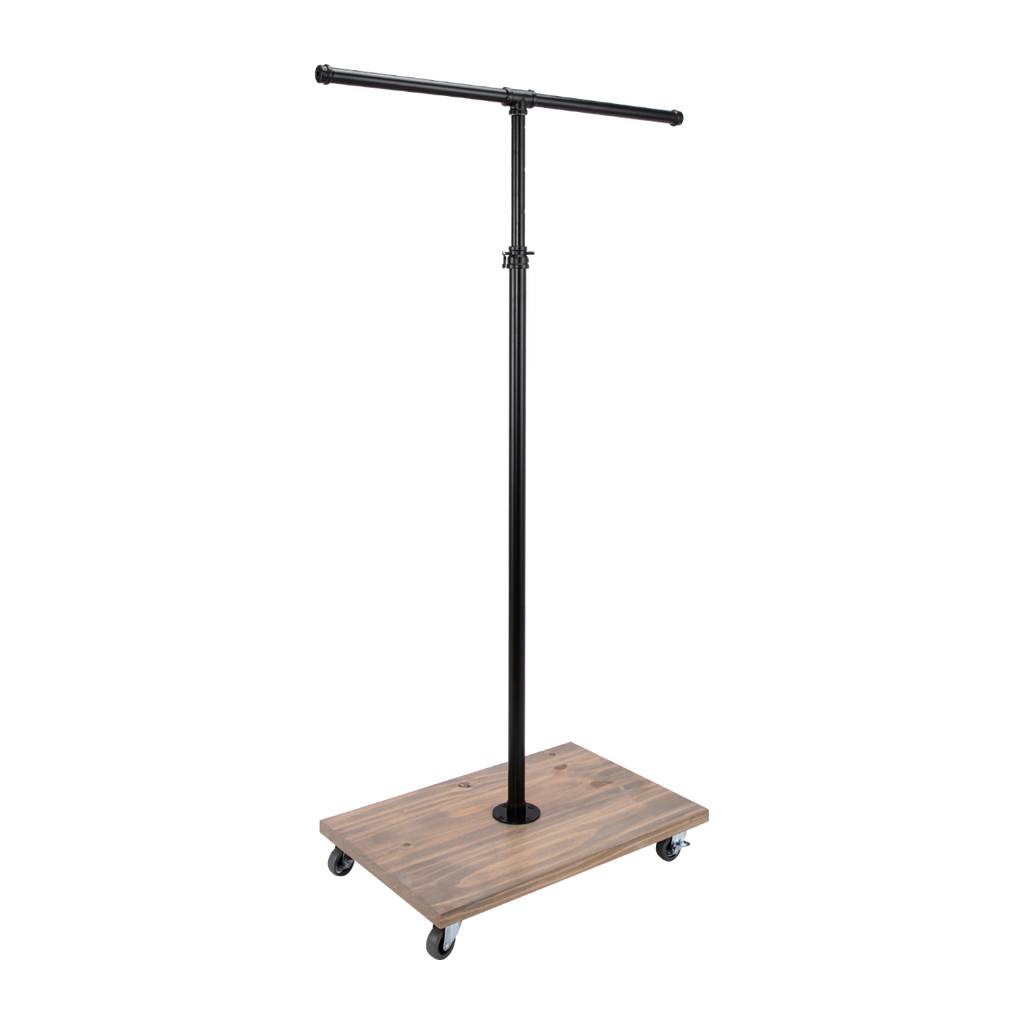 Boutique Pipe 2-Way Straight Arm Clothing Rack
