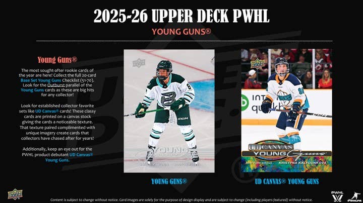 2025-26 Upper Deck PWHL Hockey 30ct. Blaster Box