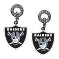 NFL Las Vegas Raiders Rhinestone Earrings