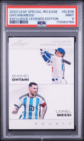 2023 Leaf Ohtani Messi Exclusive Legends ELE06 PSA 9 cert 170063769