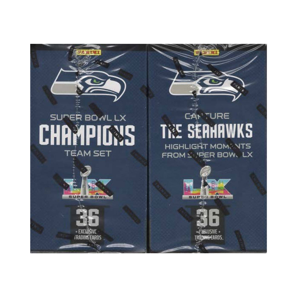 2026 Panini Seattle Seahawks Super Bowl LX Champions 36-Card Box Set