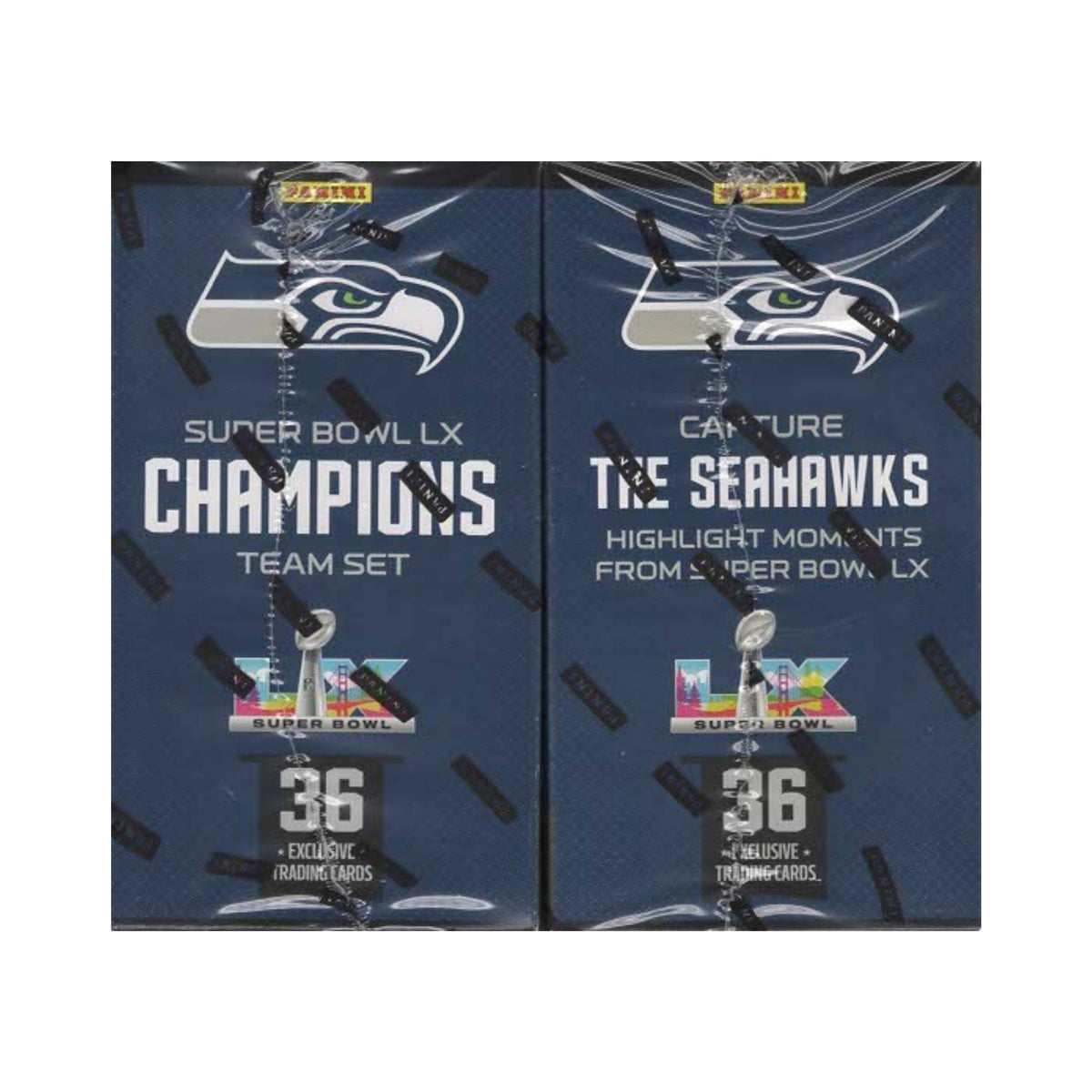 2026 Panini Seattle Seahawks Super Bowl LX Champions 36-Card Box Set