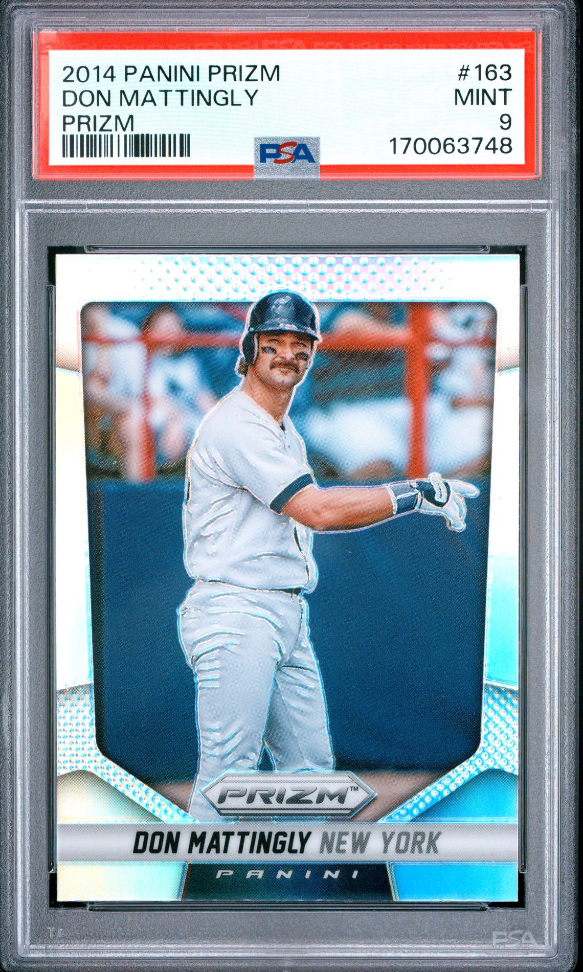 2014 Panini Prizm Don Mattingly Prizm 163 PSA 9 cert 170063748