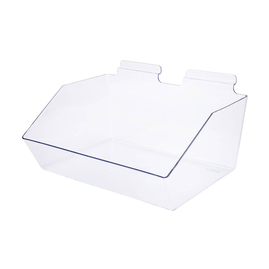 12"W X 5½"D X 9½"H Clear Plastic Dump Bin