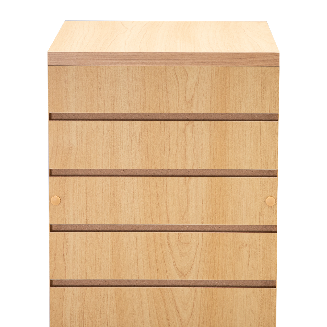 Maple Rotating Slatwall Tower - 12"L x 12"W x 54"H