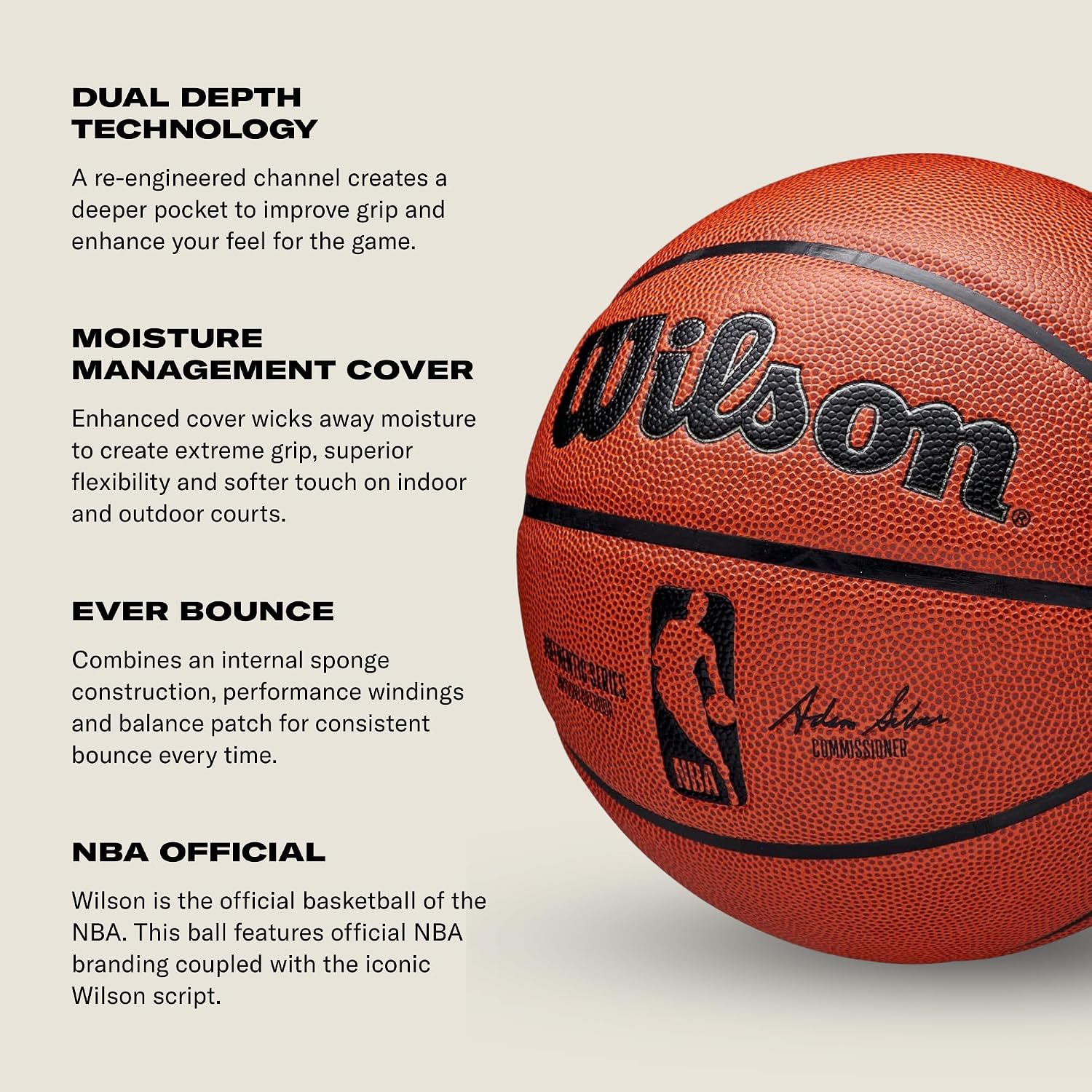 Wilson NBA Authentic Series Basketball