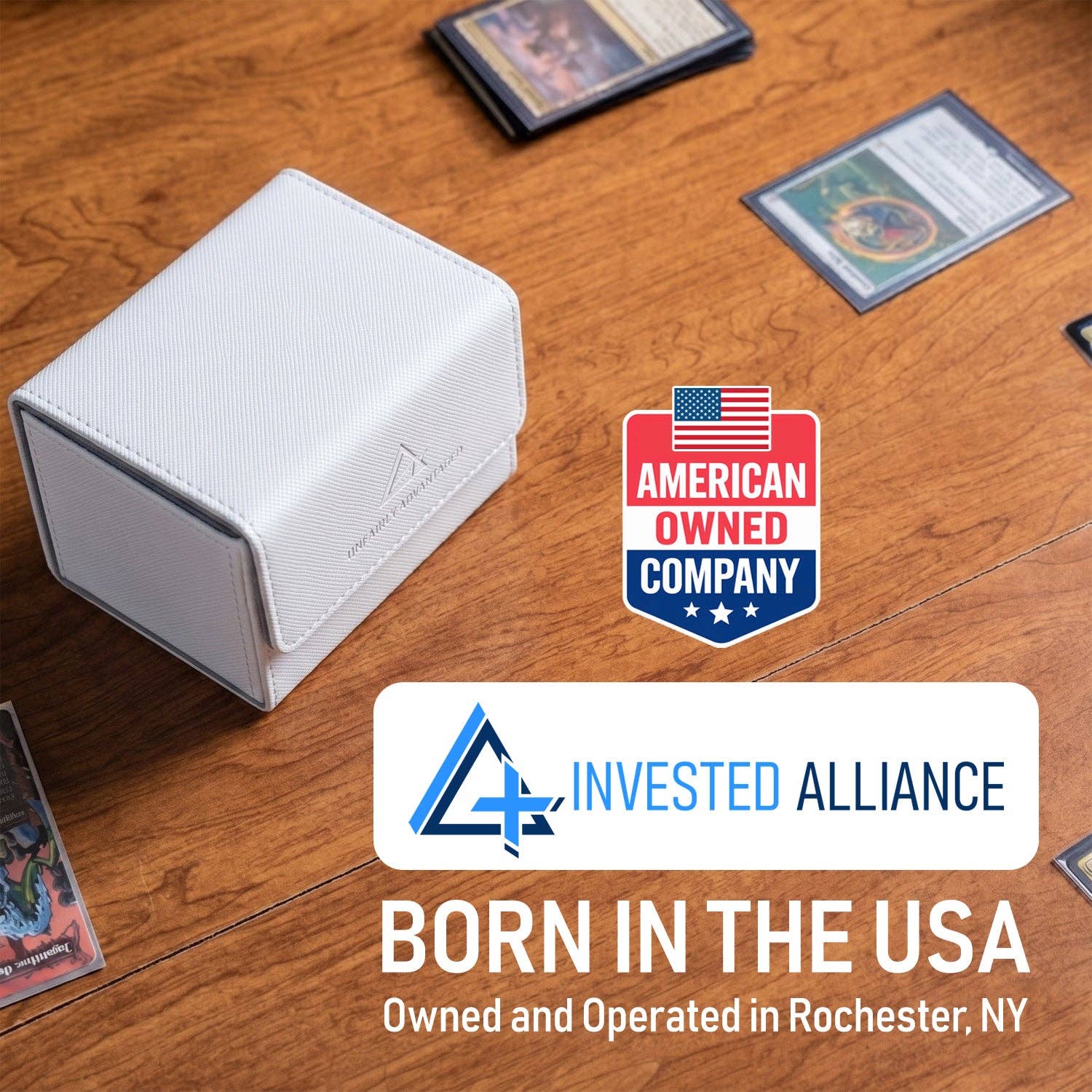 White MTG Deck Box