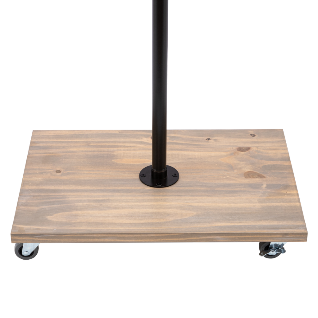 Boutique Pipe 2-Way Straight Arm Clothing Rack