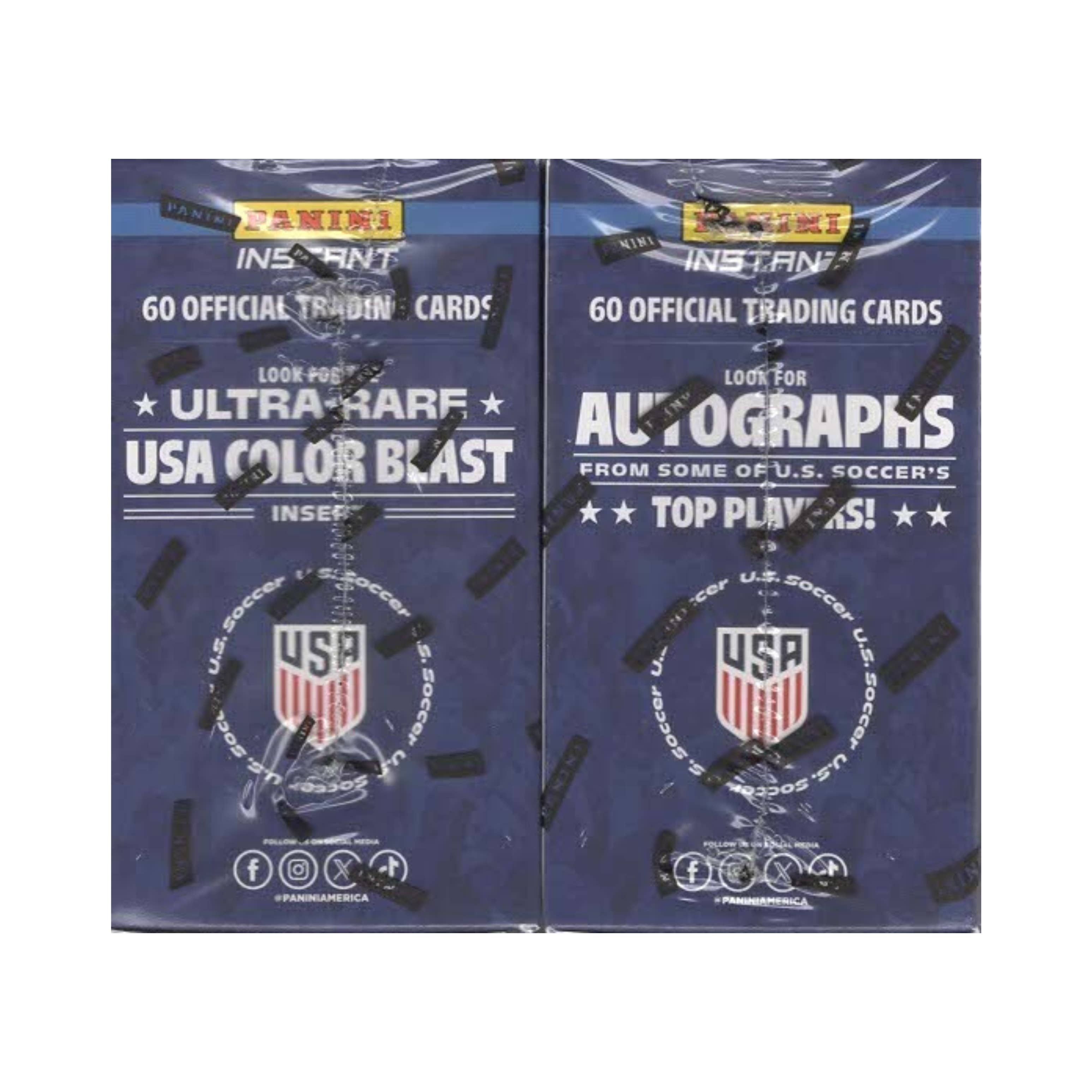 2026 Panini Instant USMNT & USWNT Soccer 60ct. Blaster Box