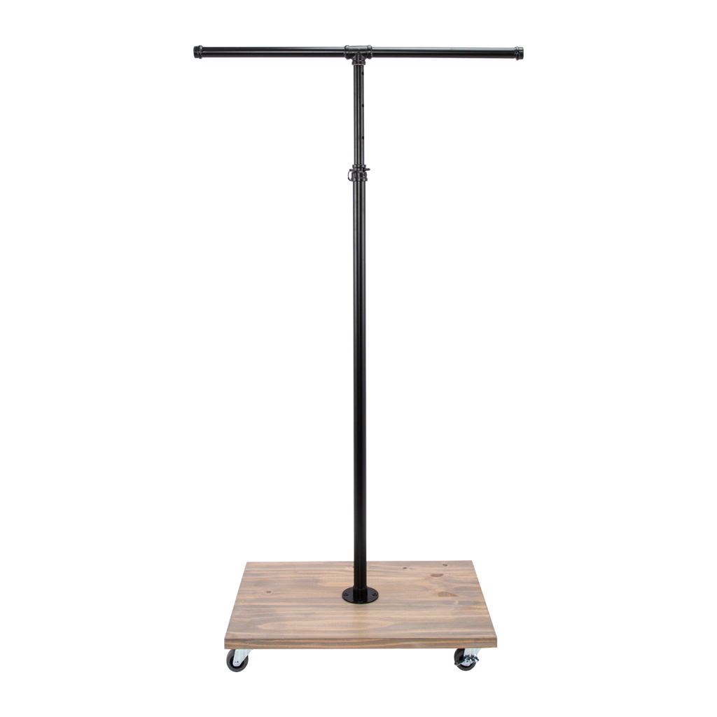 Boutique Pipe 2-Way Straight Arm Clothing Rack