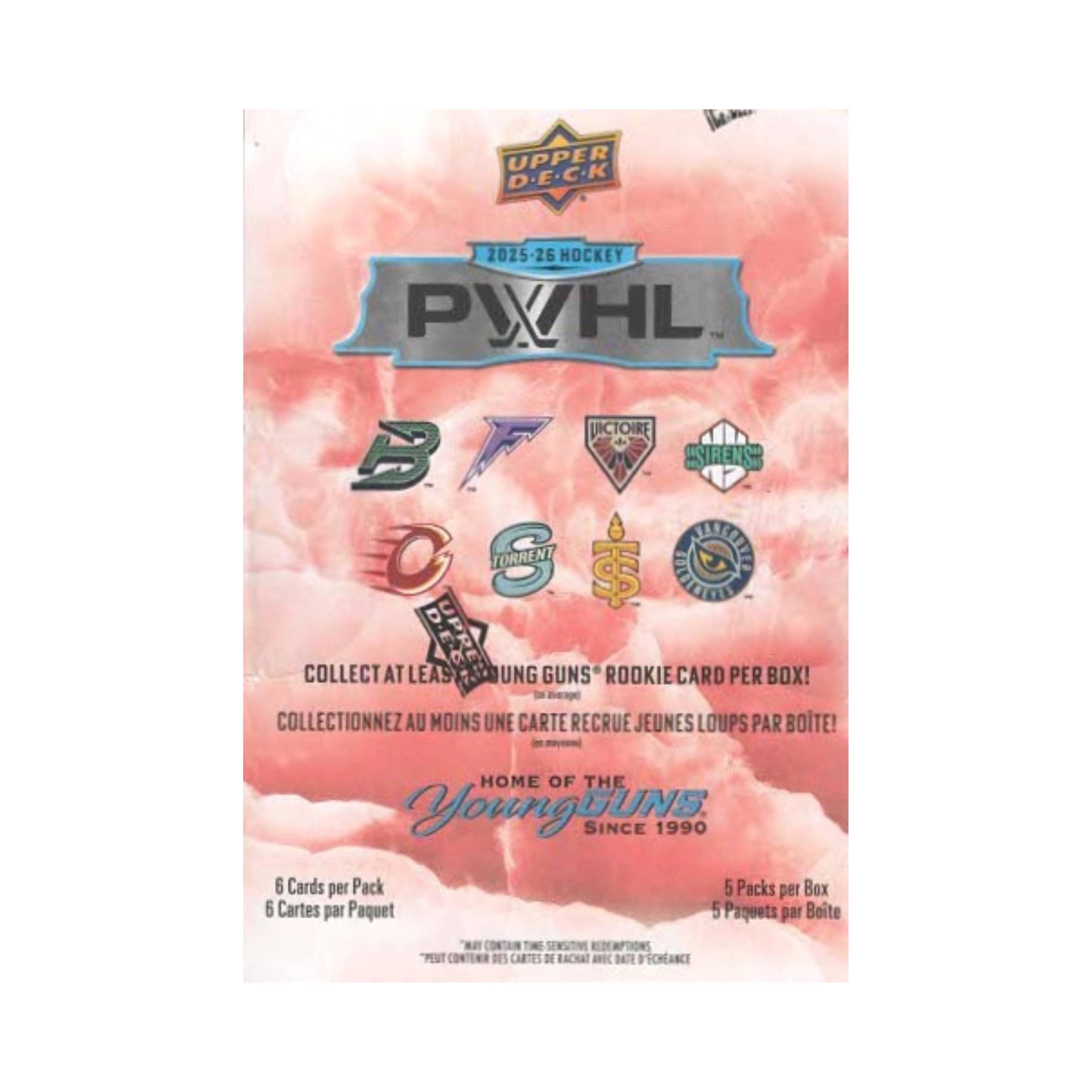 2025-26 Upper Deck PWHL Hockey 30ct. Blaster Box