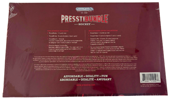 Hockey PresstiBundle 50ct. 5 Inserts Cards