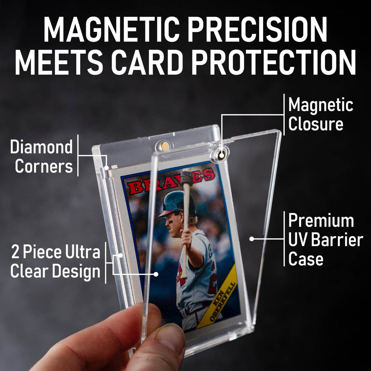 Invested Alliance Premium Magnetic Card Holders – 180pt, 25 Pack