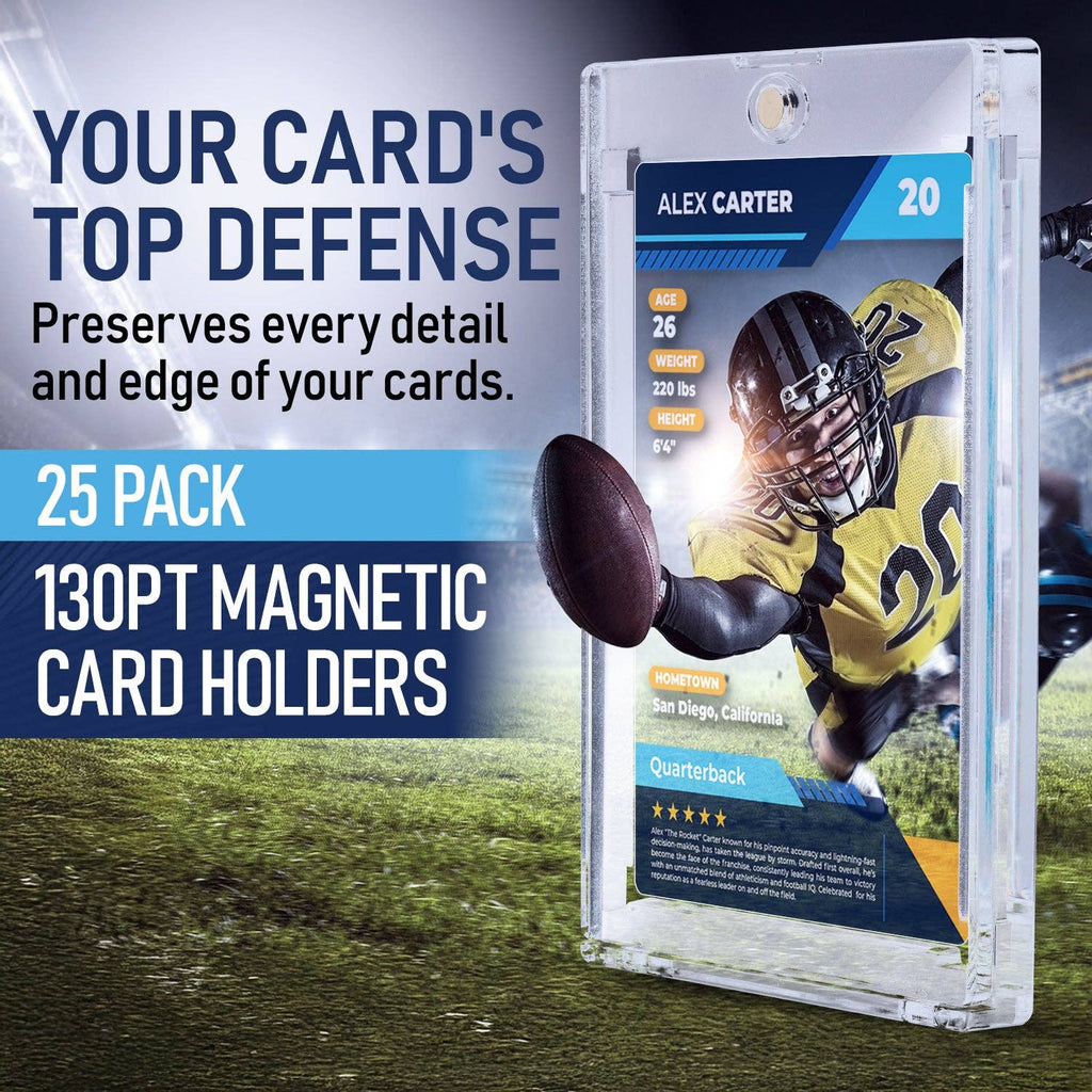 Invested Alliance Premium Magnetic Card Holders – 130pt, 25 Pack